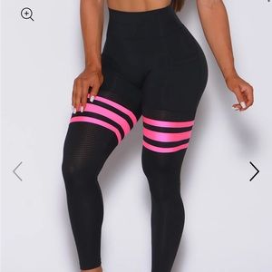 Bombshell Pink Thigh High Leggings